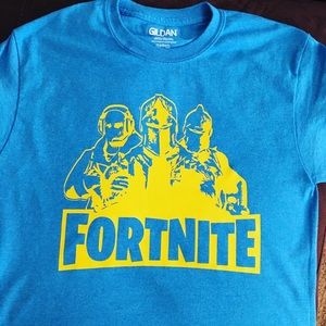 FORTNITE short sleeve kids top boys Fortnite logo